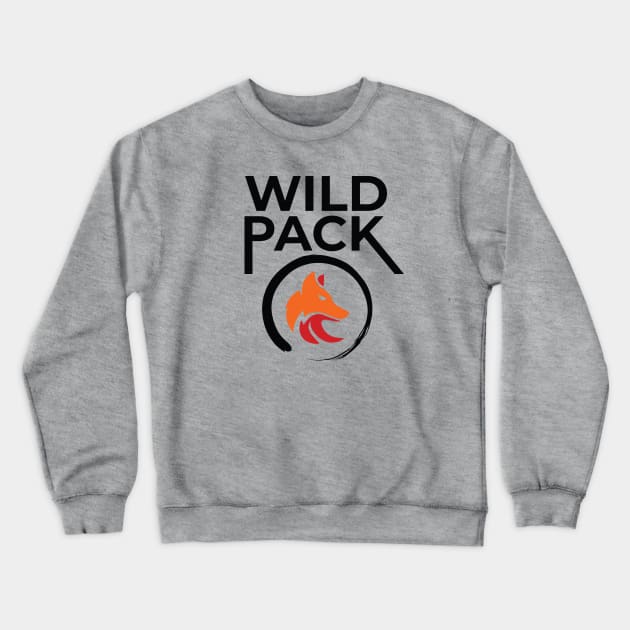 Wild Pack Sports color with black Crewneck Sweatshirt by Wild Pack